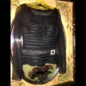 Victor Costa Vintage Black Elegant shirt.